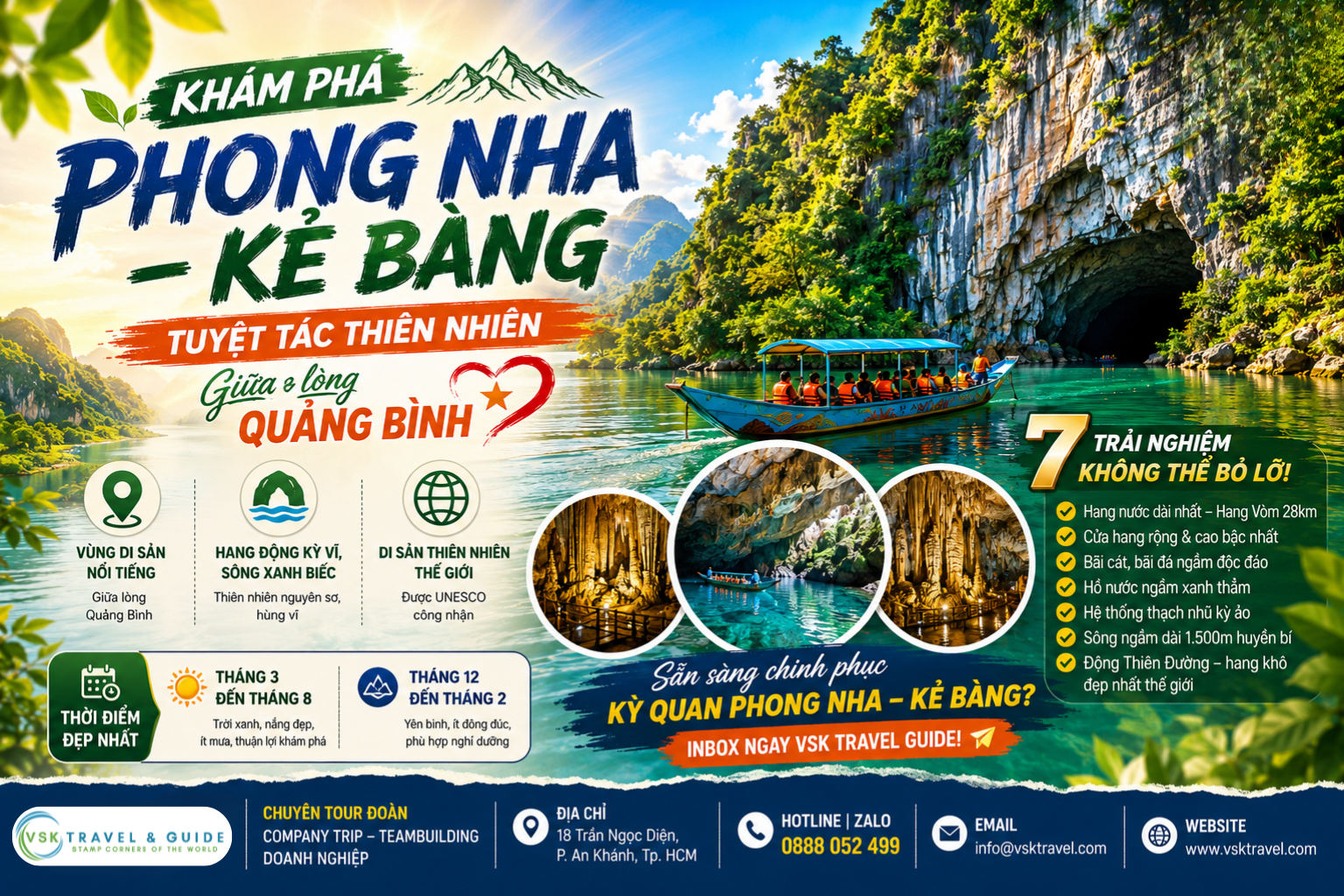Khám Phá Phong Nha – Kẻ Bàng
